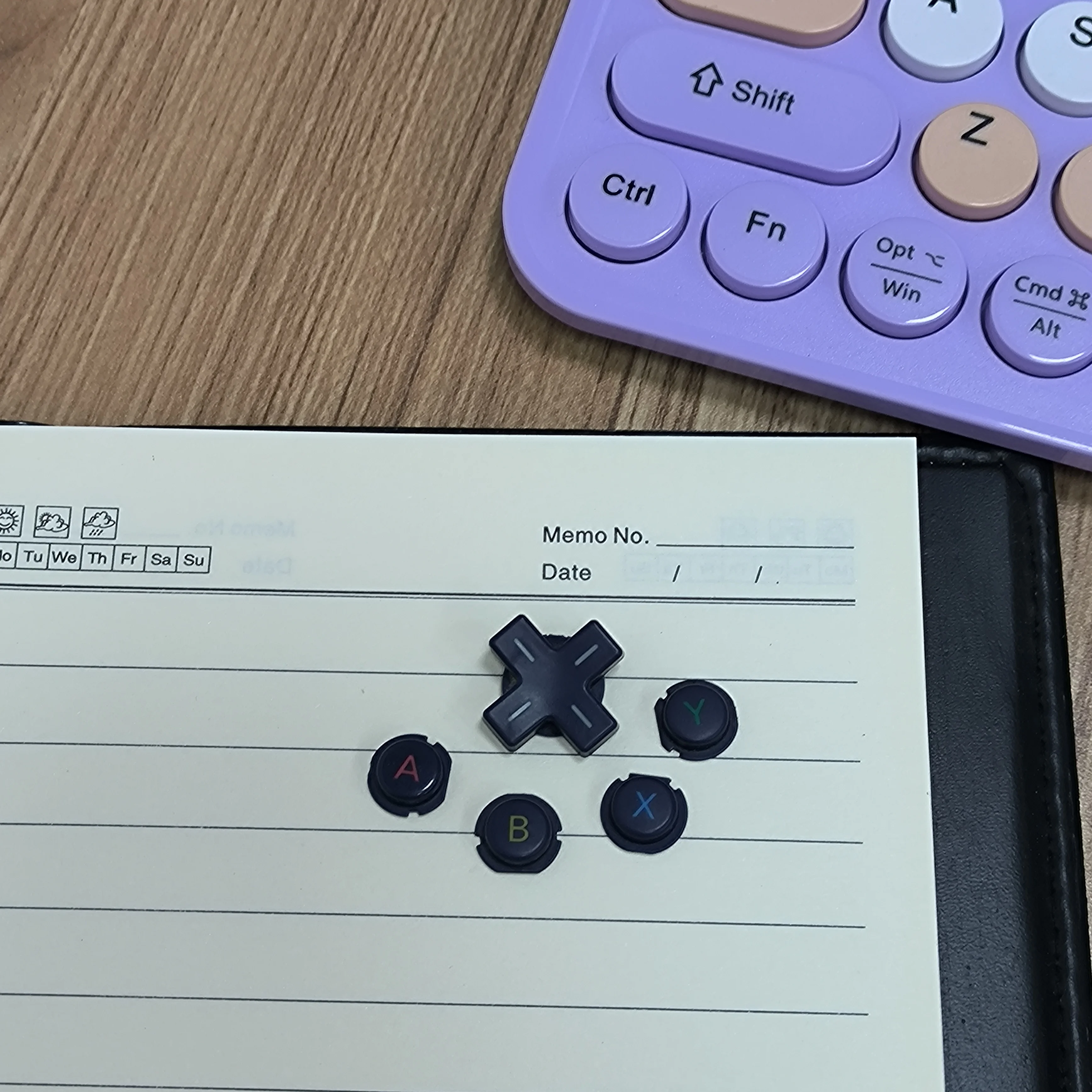 ใหม่ 3DS XL/LL Original disassembly Cross ABXY ปุ่มชุดปุ่มสําหรับ Nintend ใหม่ 3DS XL/LL คอนโซล