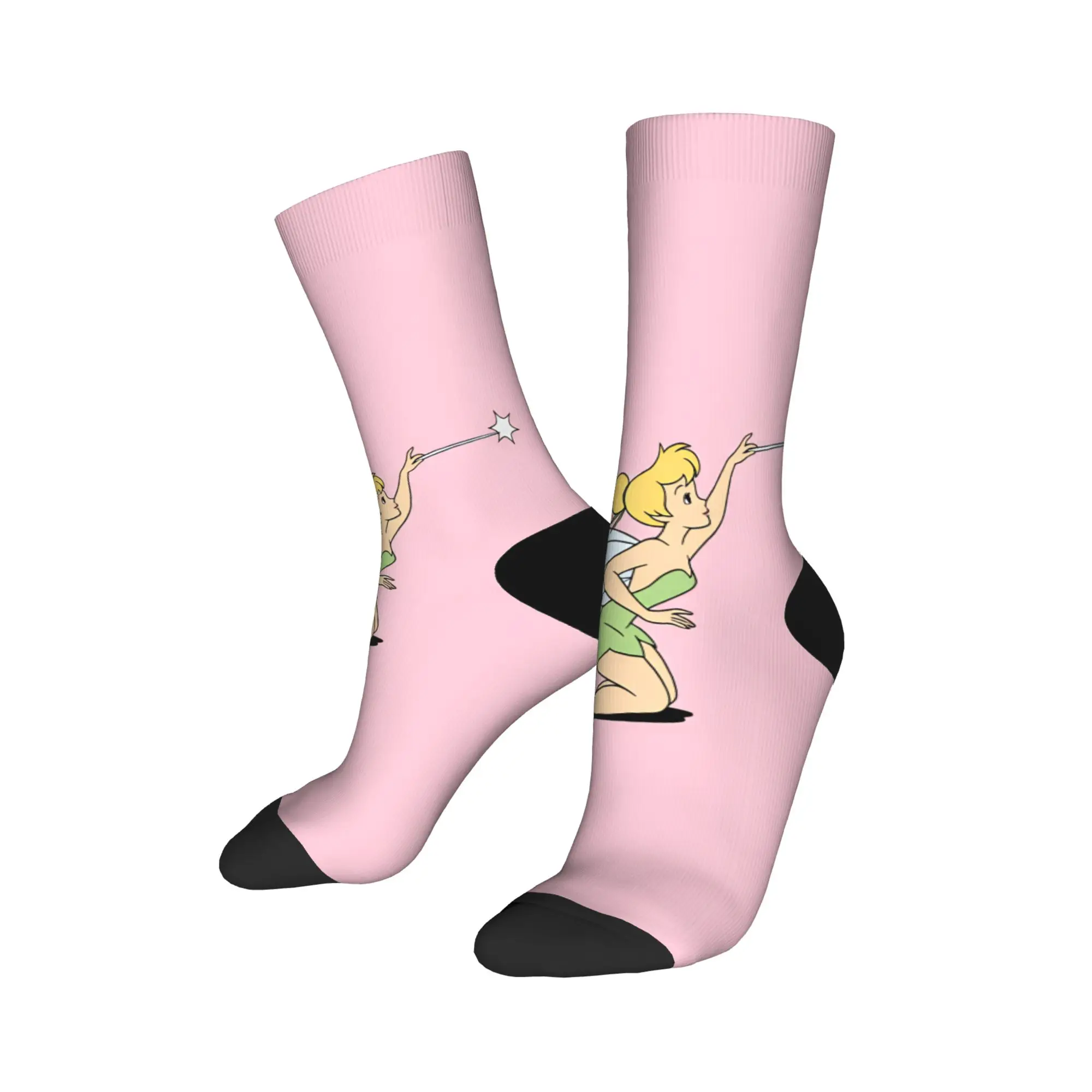 Tinker Anime Bells Socks Non-Slip Stockings Men Breathable Climbing Socks Autumn Fashion Design Socks