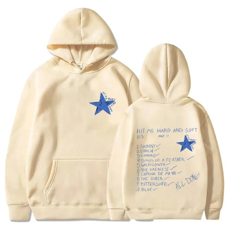 سويت شيرت Billie Hit Me الصلب والناعم للربيع والخريف من القماش غير الرسمي أزياء الشارع للجري ثقافة الهيب هوب في الشارع