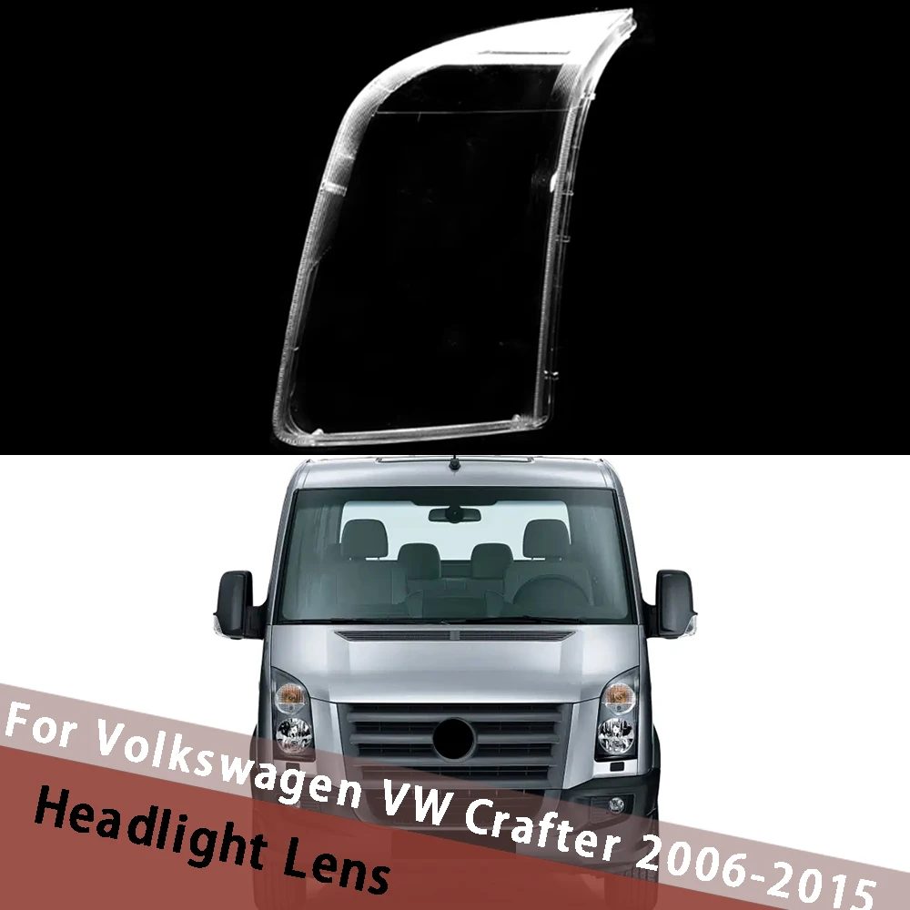 

For Volkswagen VW Crafter 2006-2015 Head Lamp Light Case Headlight Cover Lampshade Lampcover Caps Headlamp Shell Housing Caps