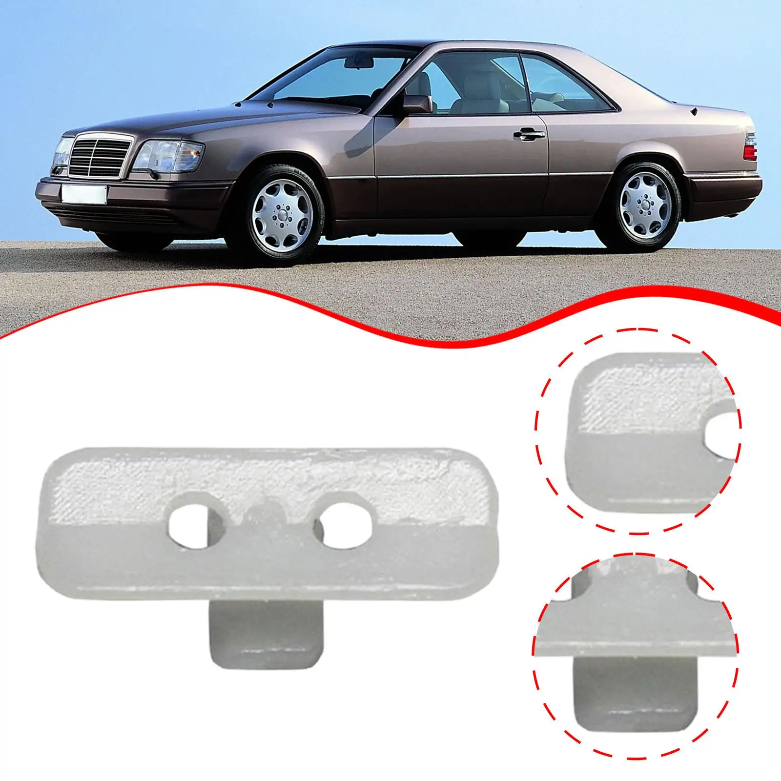 Body Trim Clip Fastener A0069887478, Lightweight, Wear-Resistant, Maintenance,