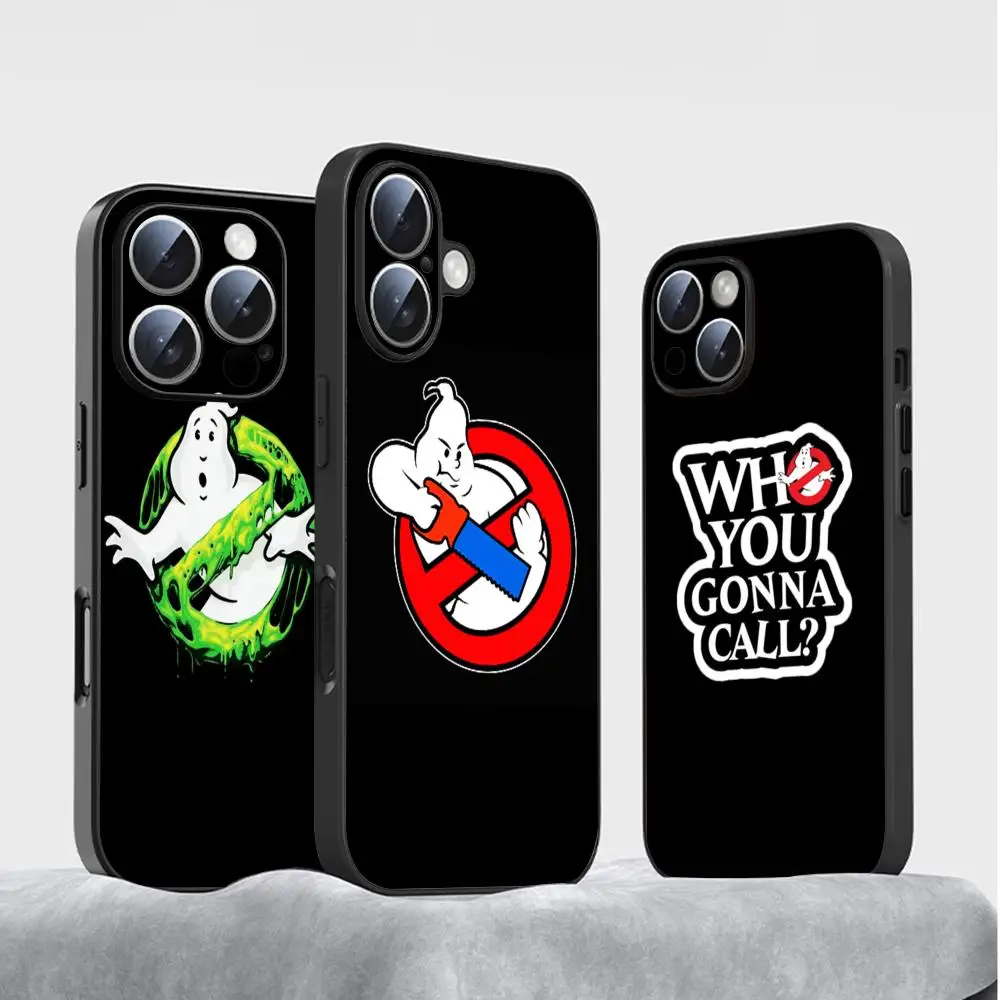 E-Extreme G-Ghostbusters design Phone Case For iPhone 16 15 14 13 12 11 X XR XS 8 Plus Mini Pro Max Soft black Shockproof Cover