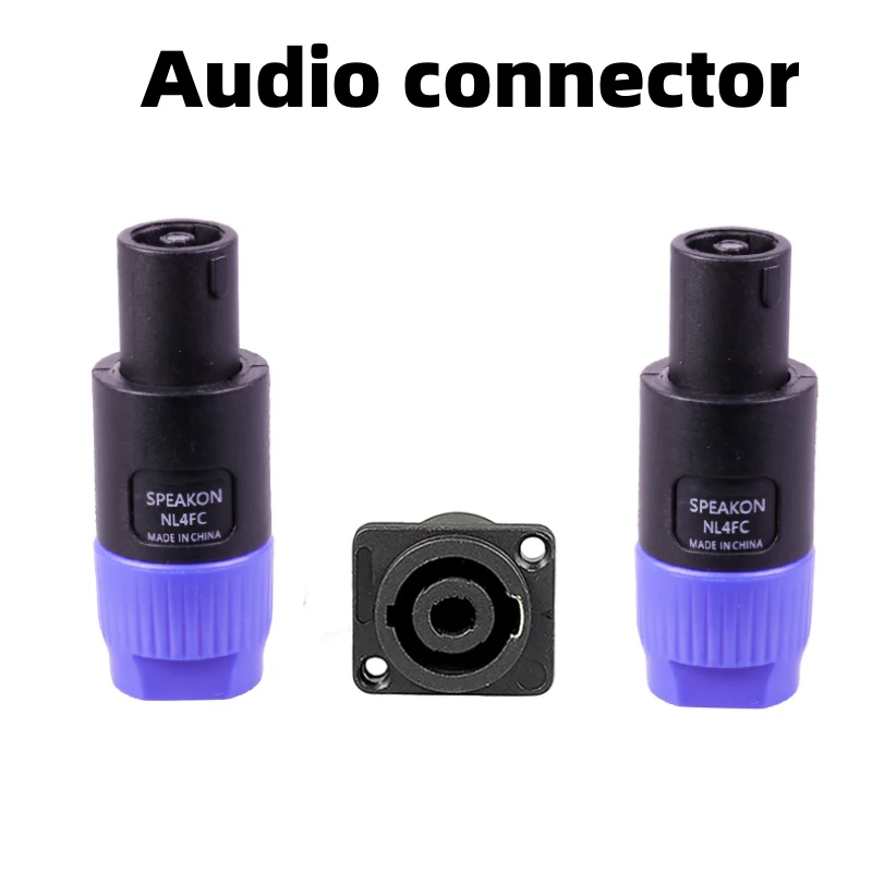 NL4FC Core Audio Plug Socket 4FC Speaker connettore senza saldatura presa per amplificatore di potenza XLR