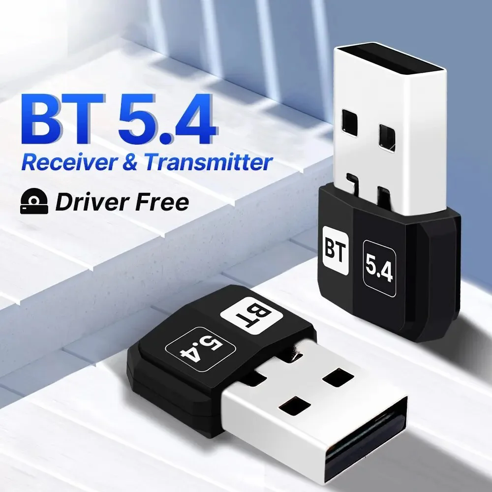 USB Bluetooth 5,4 Adapter Wireless Sender Empfänger Dongle Audio Bluetooth Für Bluetooth Adapter Für Win10/11 Fahrer Kostenloser