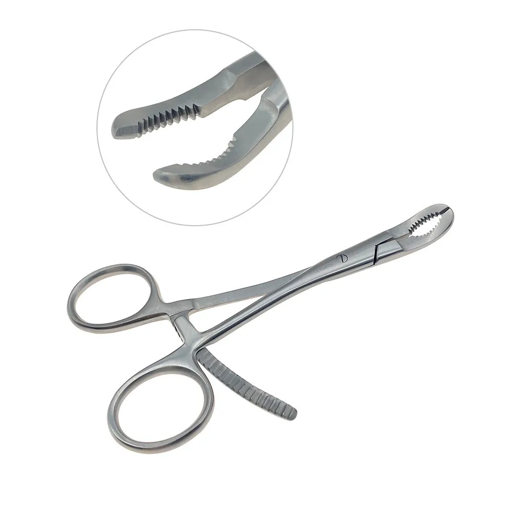 1pcs Phalanges Toothed Reduction Forceps Veterinary orthopedics Instruments