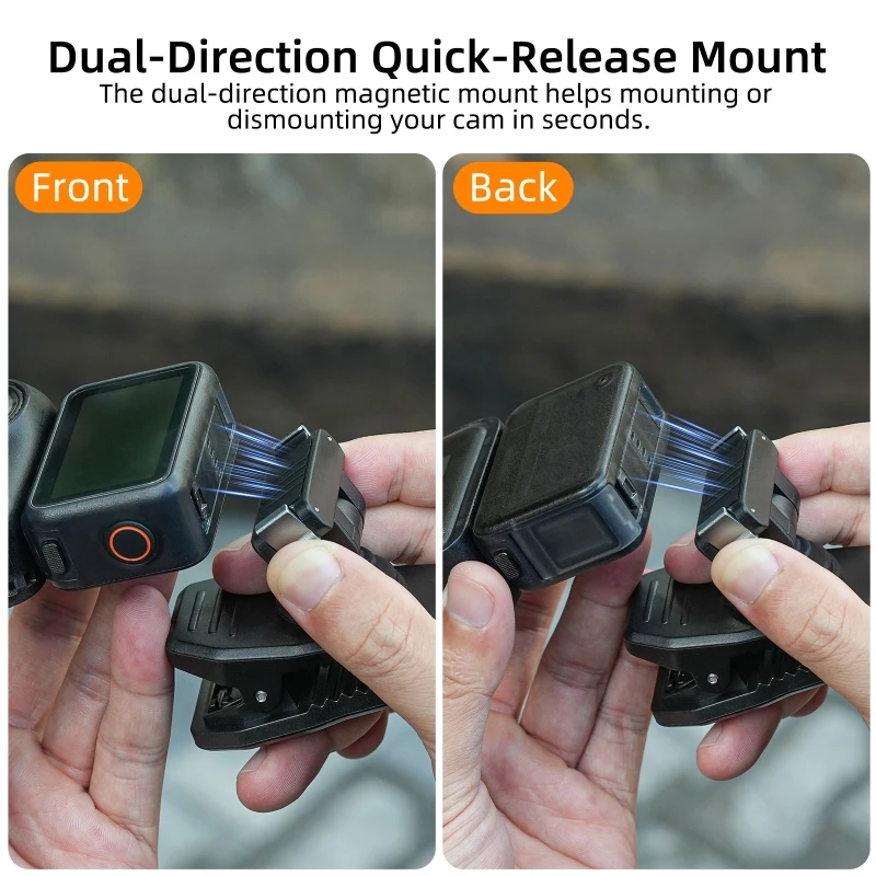Universal Strong Base Mount For Sports Camera With 360 Swivels Feature