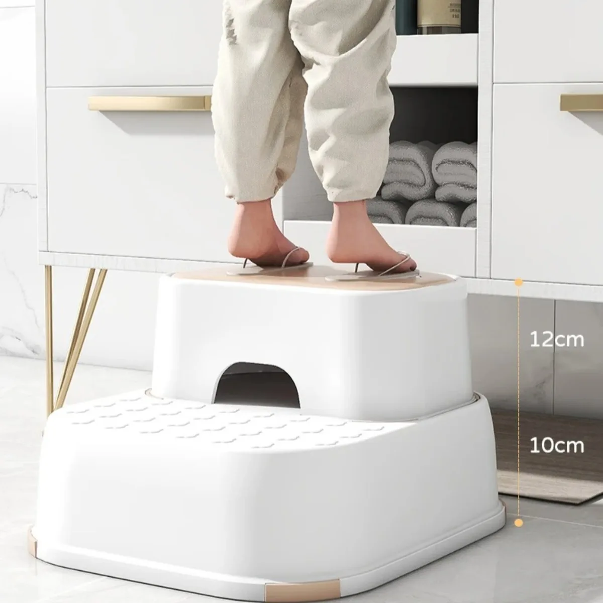 Kid Step Stool Bathroom Baby Non Slip Safety Baby Washroom Removable Training Stool Washing Steps Stools Shower Seat Bebe Chairs image 6