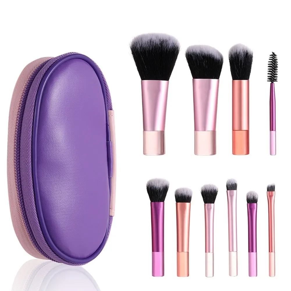 Professional with Bag Mini Makeup Brush Set Makeup Tools Furry Eyeshadow Powder Brush Eye Shadow Soft Cosmetic Brush Set Women