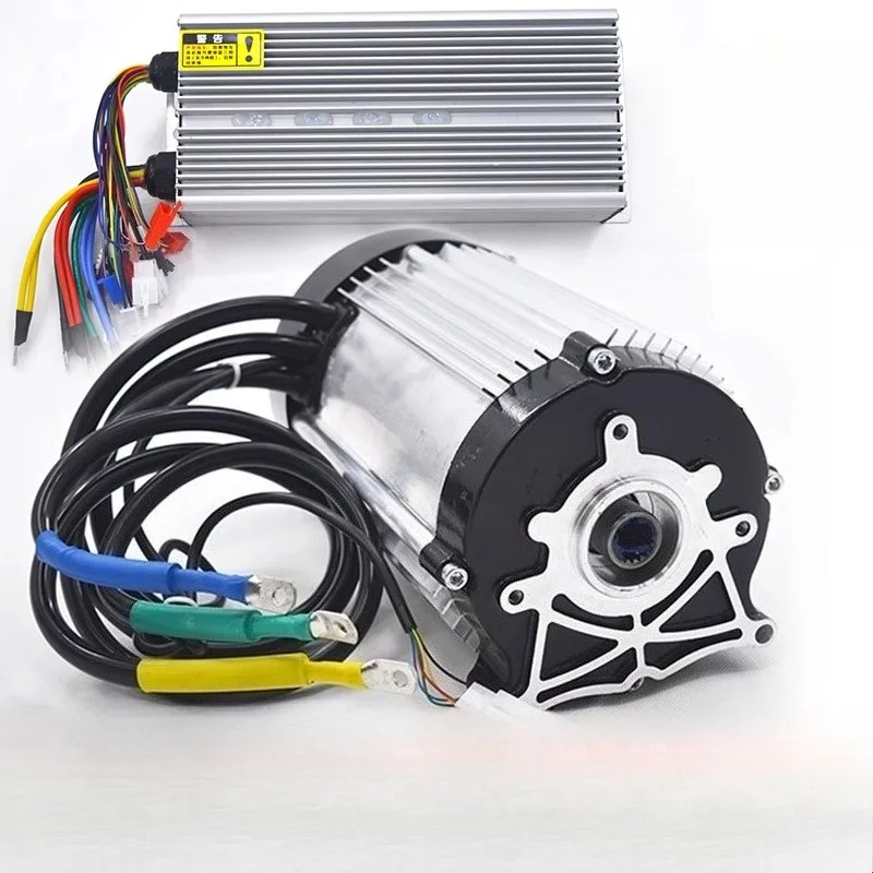5000W High-Power 18 Tooth Internal Spline Permanent Magnet Brushless Variable Speed Motor for Electric Tricycle Motors