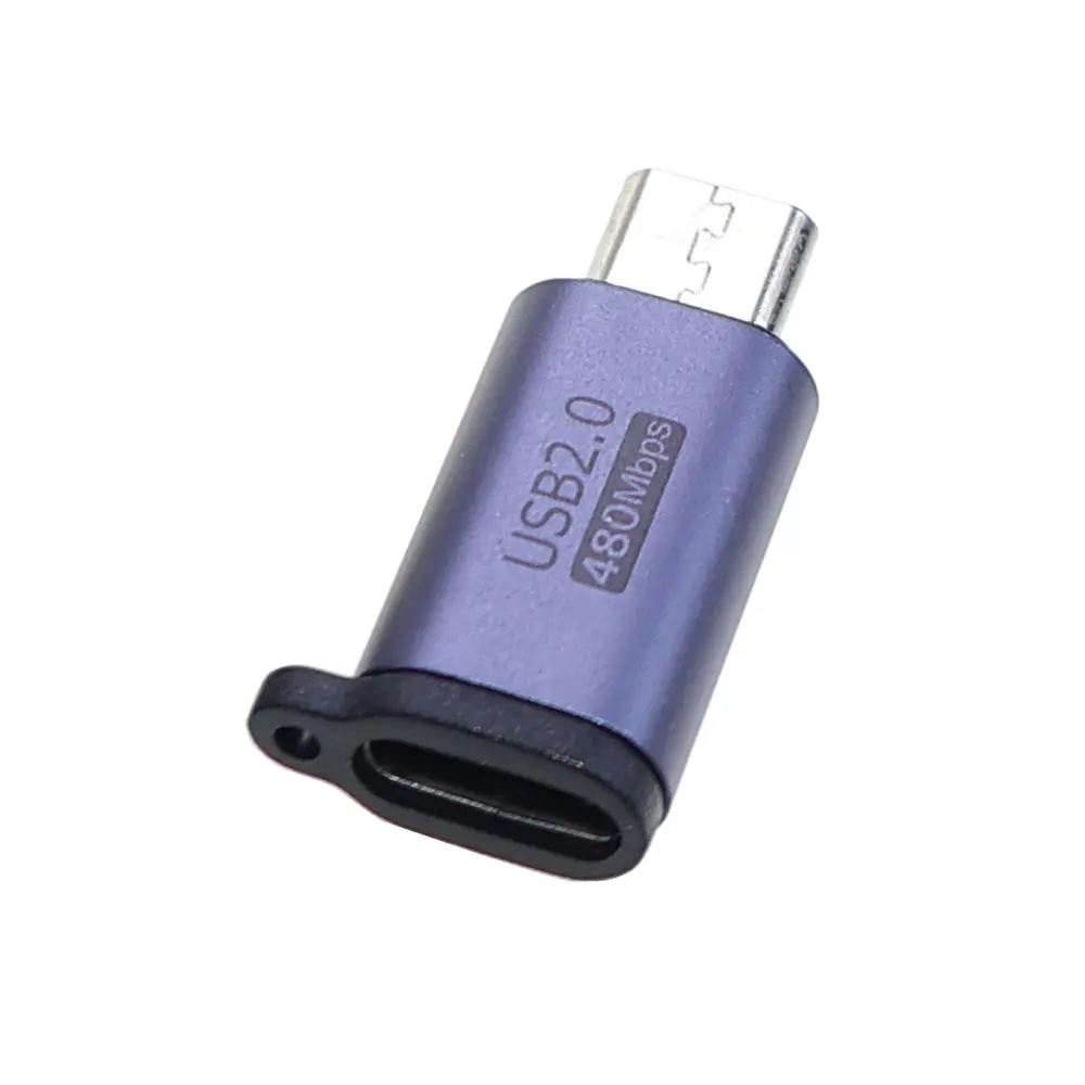 1-5PCS For PS4 Game Controller Type-C Female  to Micro USB Male Power Supply Charging Adapter USB C Charger Converter