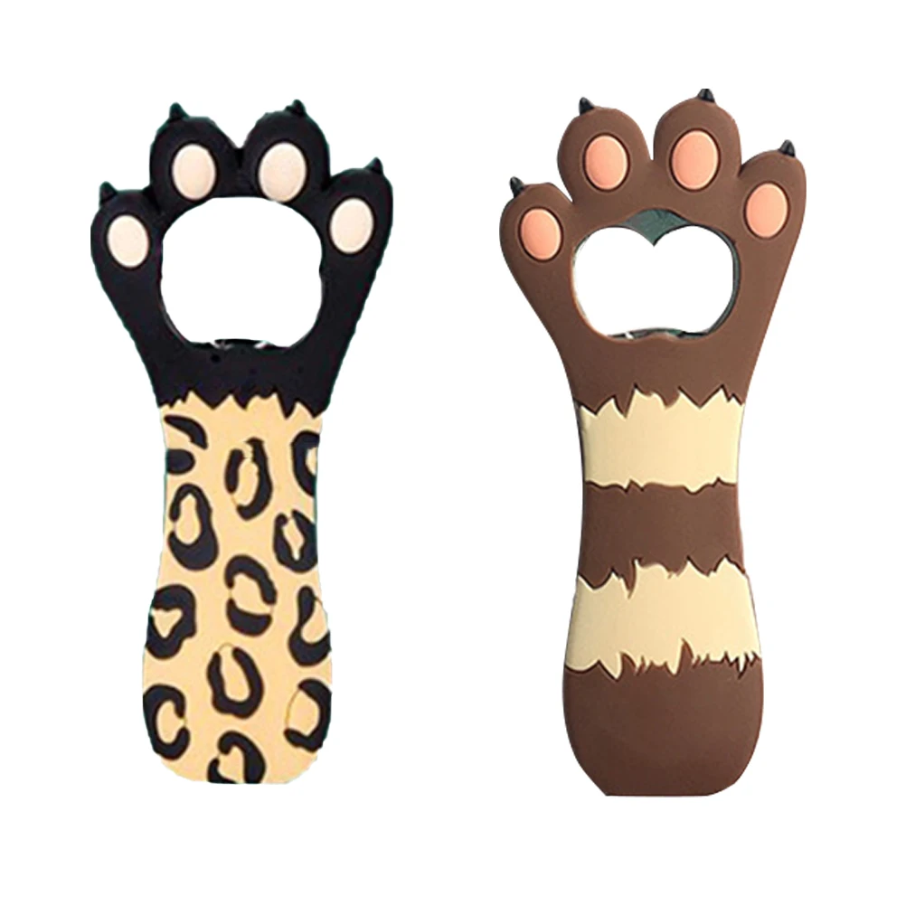 

2PCS Silicone Bottle Opener Creative Shape Beer Party Supplies Home Bar Restaurant Practical Accessory Gift