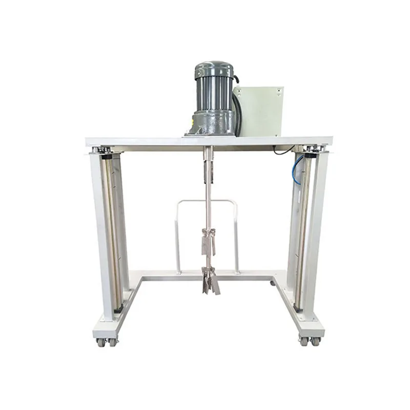 Electric mixer, horizontal type cart type paint ink coating mixer
