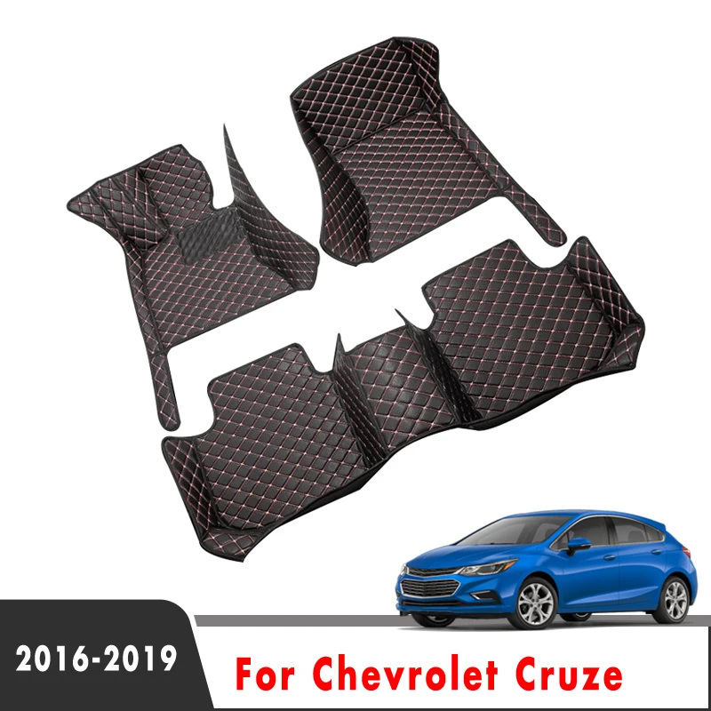 

Автомобильные коврики, ковры в багажник для Chevrolet Cruze MK2 2021 2020 2019 2018 2017 2016, автомобильные внутренние коврики для ног, аксессуары, чехлы