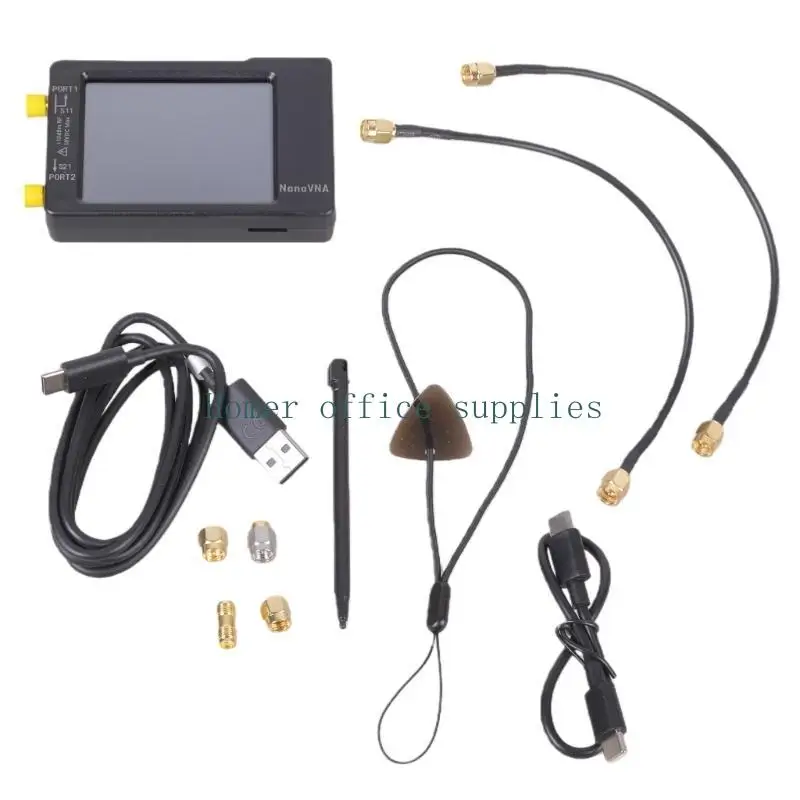 

K43B 2,8-дюймовый портативный анализатор спектра NanoVNA, векторное измерение частоты 10 кГц ~ 1,5 ГГц