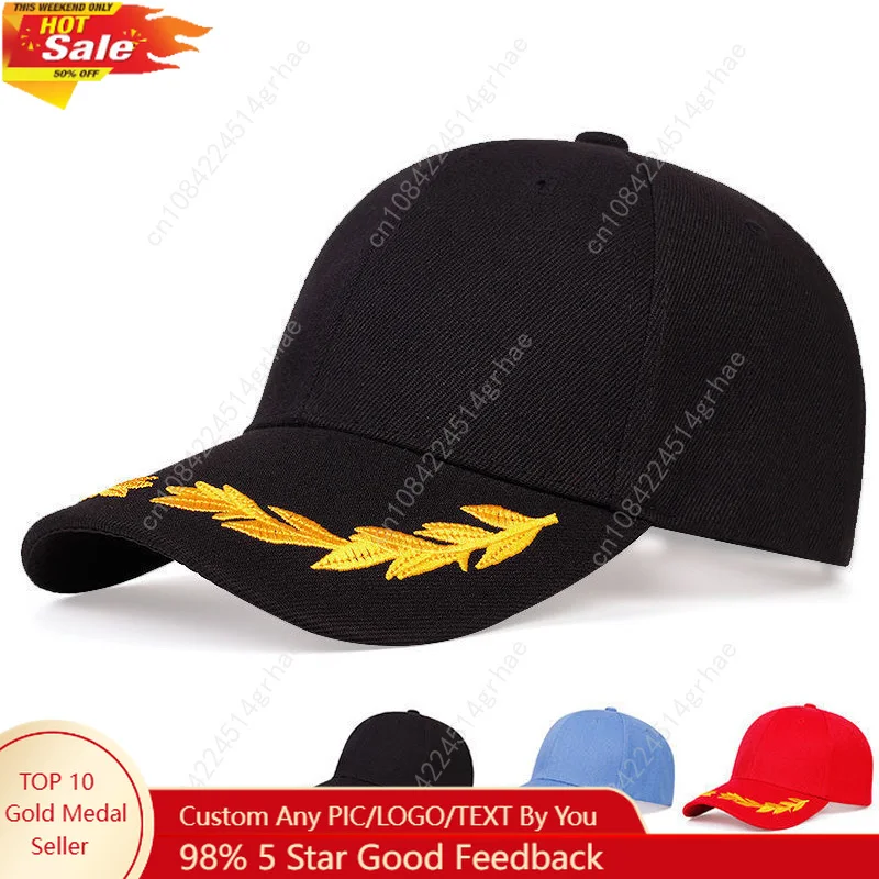 

Hip Hop Hat Sports Leisure Tide Caps Wheat Ears Baseball Cap Fashion Adjustable Cotton Sun Hat Unisex Solid Color Snapback Hats