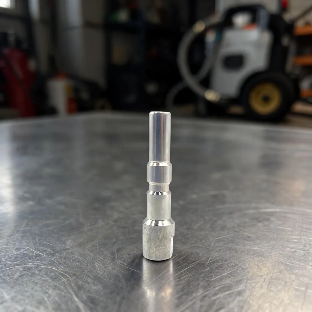 12mm Foam Sprayer Connector in Stainless Steel for Pressure Washers to Improve Cleaning Efficiency on Exterior Surfaces