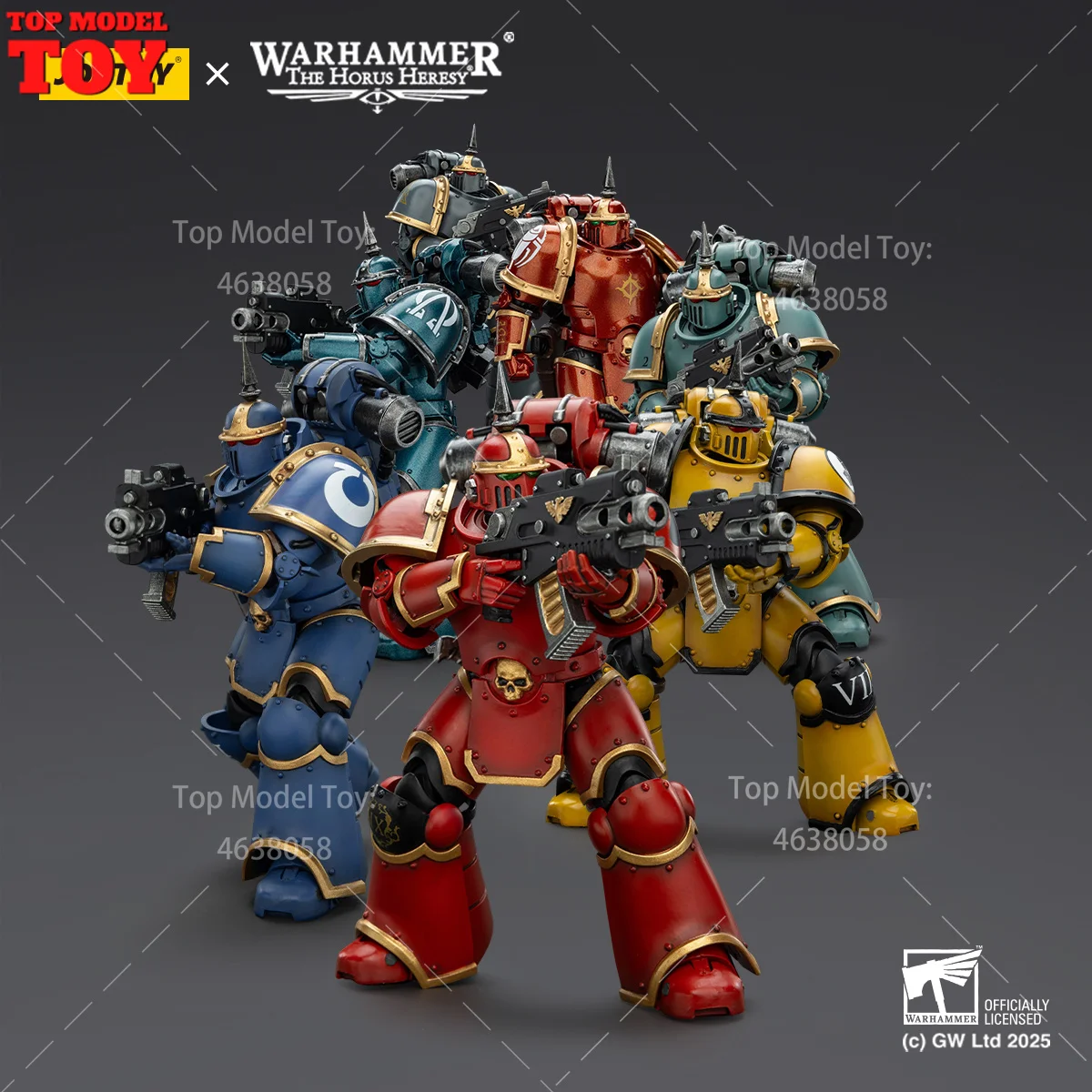 JOYTOY Warhammer The Horus Heresy 1/18 Scale MK lll Tactical Legionary Blood Angels Ultramarines Action Figure Model Toys