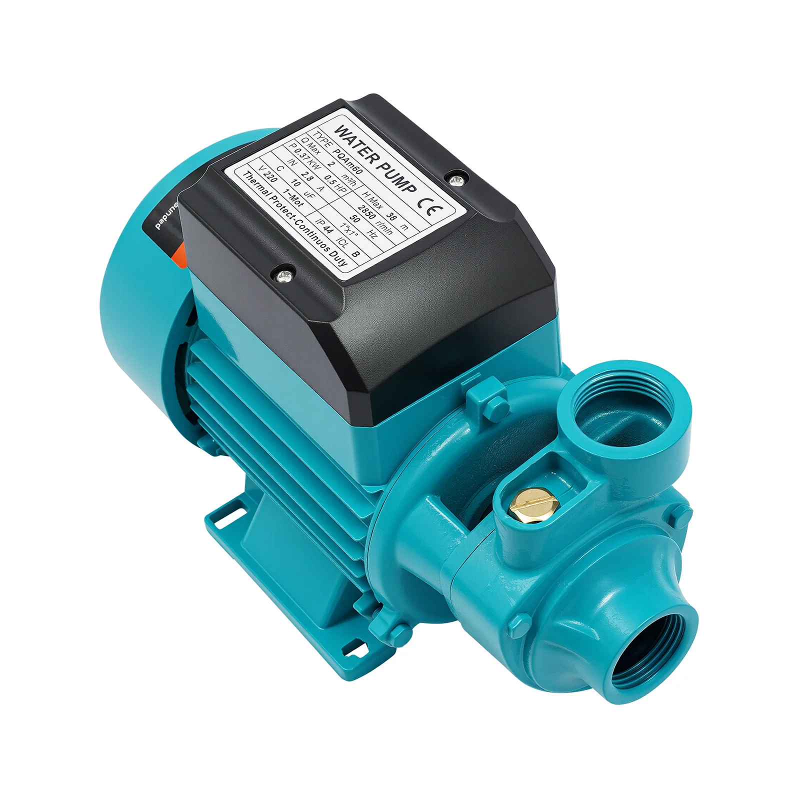 220V 370W Elektrische Wasserpumpe, geräuscharme Wassertransferpumpe, Hochleistungs-Reinwasserpumpe für Garten-, Bauernhof- und Tiefbrunnenbewässerung – Detail 13