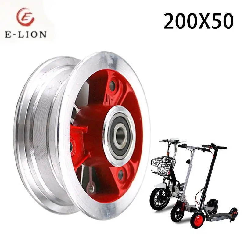 200x50 Electric Scooter Aluminum Front Rim Wheels Wheel hub tires Cubo de rueda vespa moyeu roue scooter