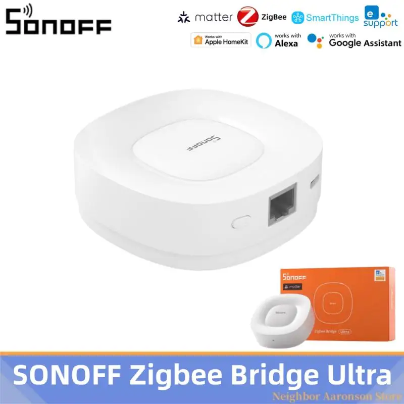 SONOFF ZBBridge-U Matter Zigbee Bridge Ultra Up to 256 Sub-devices Smart Home Hub Voice Control Via Alexa Google Smartthings