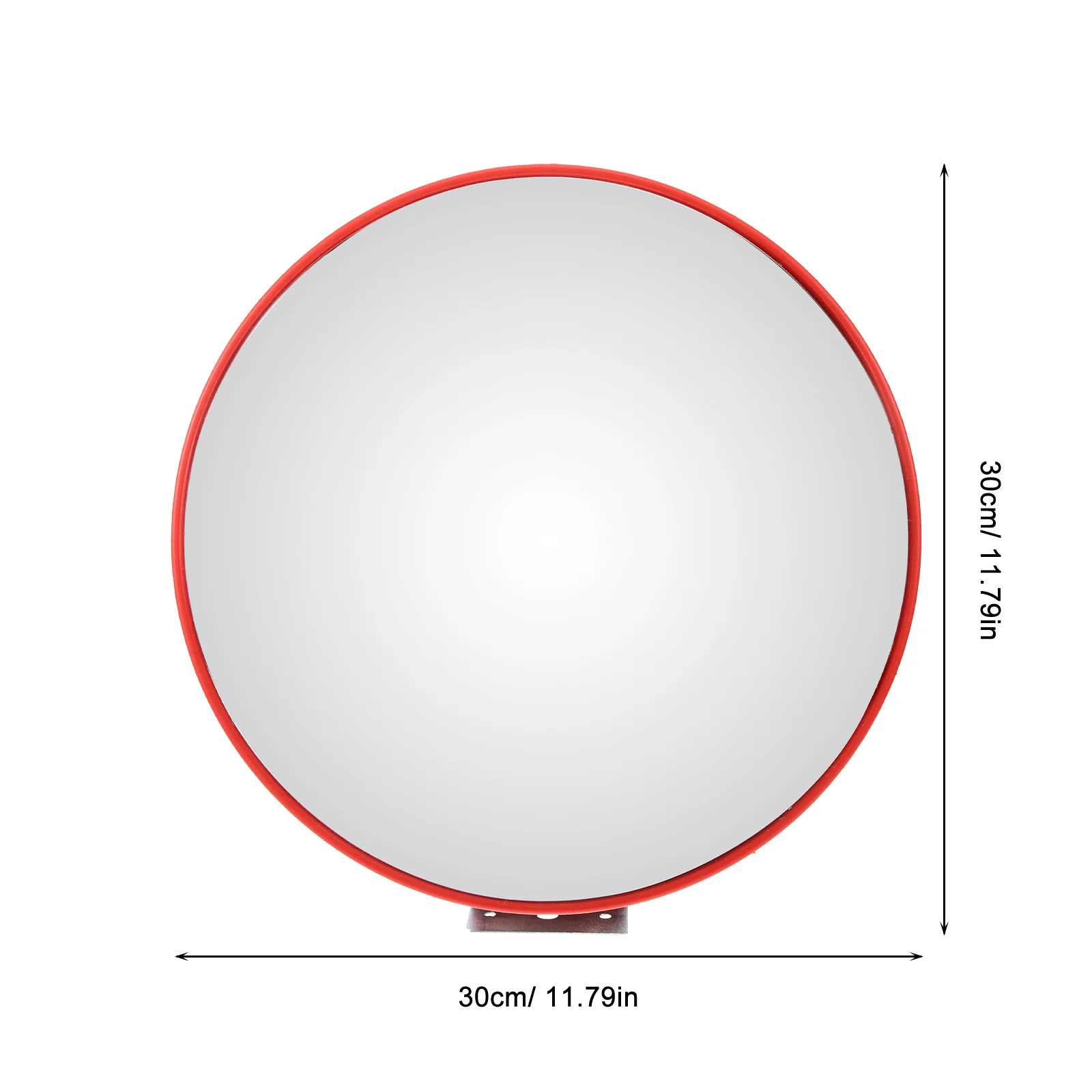 Lente de espejo convexa Gran angular Seguridad automotriz Lente de espejo exterior para supermercado Tienda Hogar Garaje Visibilidad por carretera