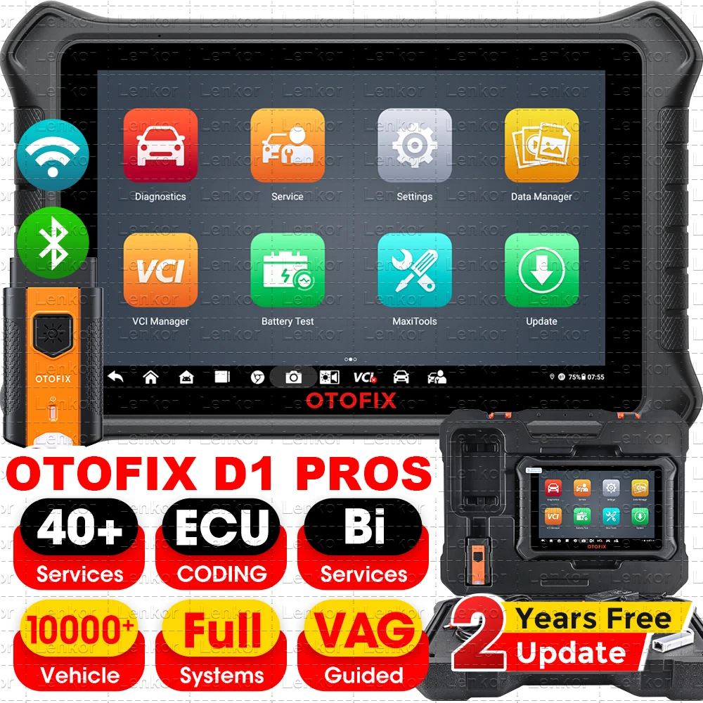 OTOFIX D1 PROS Bi-Directional Scan Tool Bluetooth Diagnostic Tool Upgraded of D1 PRO support Fiat , Gm Brazil, Maruti Suzuki