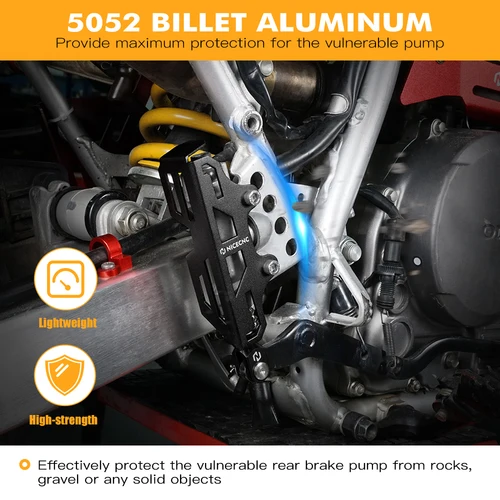 Imagen 2 del producto NICECNC para Honda XR650L XR 650L 1993-2025 2024 2023 XR600R XR 600R 1993-2000 Protector de bomba de freno trasero de motocicleta cubierta protectora