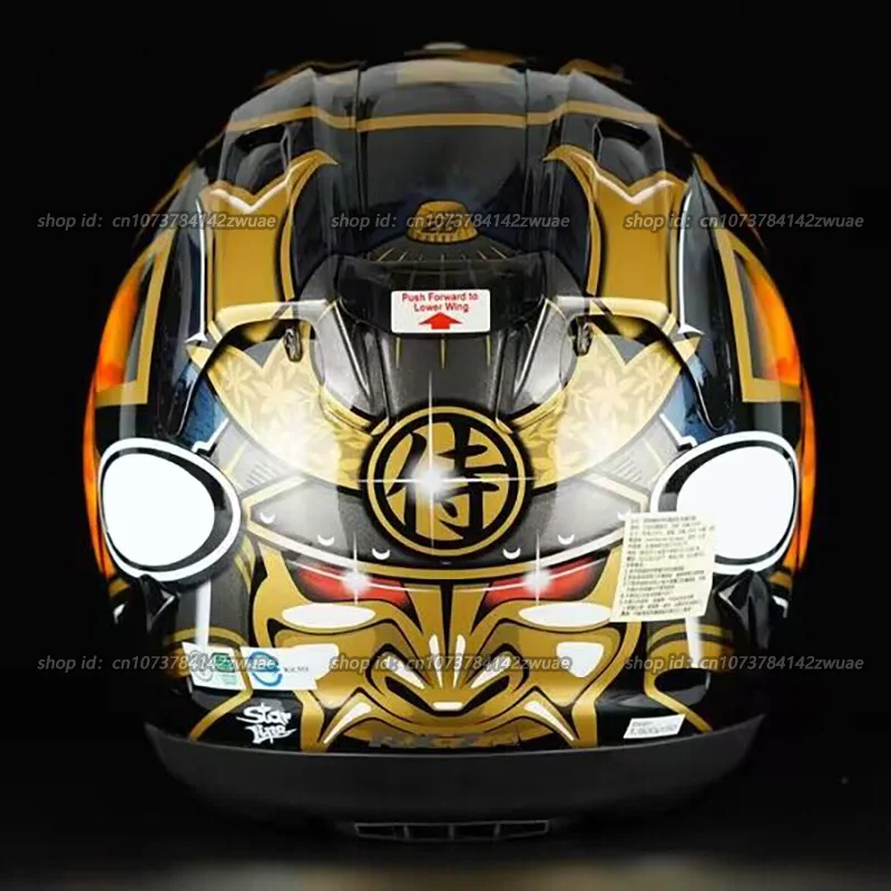 RX-7X Pedrosa Samurai Motorcycle Helmet RX7X Full Face Helmet RX-7X Corsair-X RX-7V Casco Size M-XXL Japan