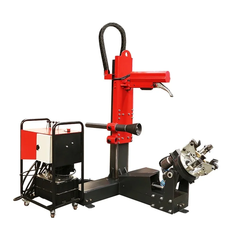 Automatic tire changer / tire balancer / left and right 24 inch double jibs / car tire changer / run-flat tire rake machine