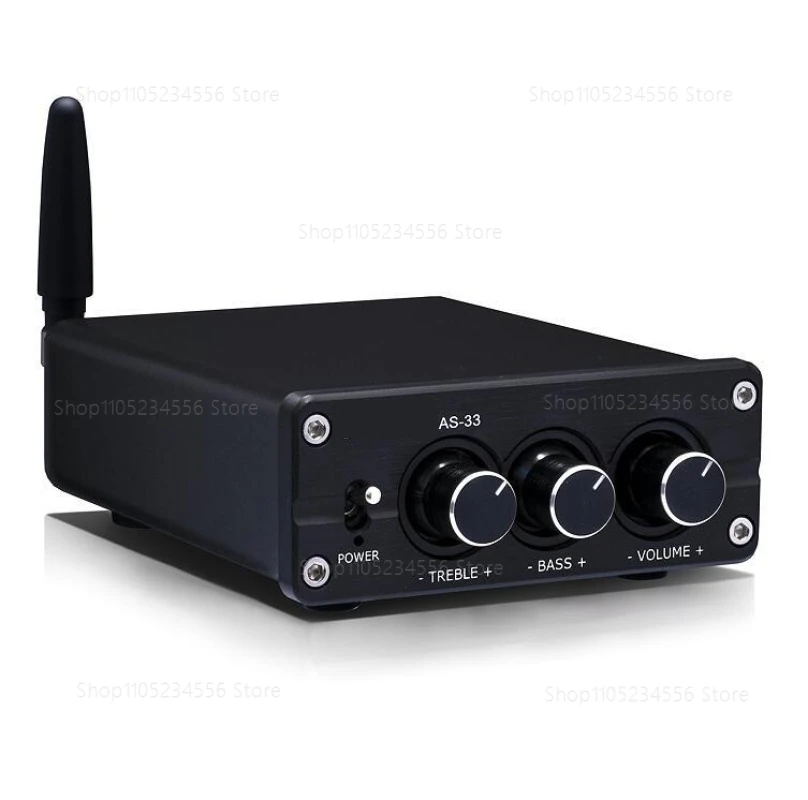 AS-33 New Power Amplifier PTA3116 100W*2 Dual Channel Bluetooth 5.0
