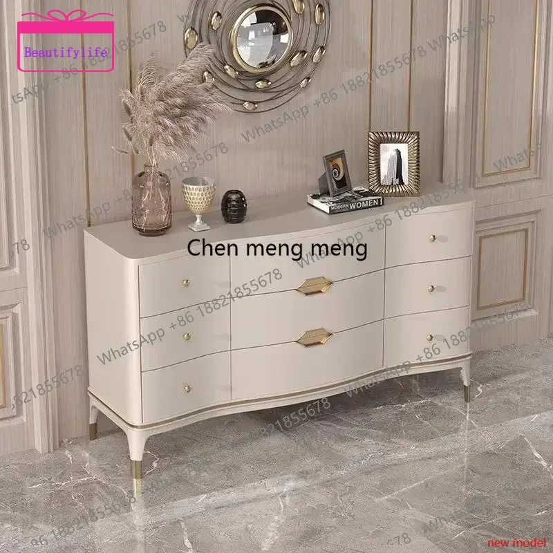 Asmt49Light luxury and simple, drawer locker, living room home storage decoration, TV cabinet