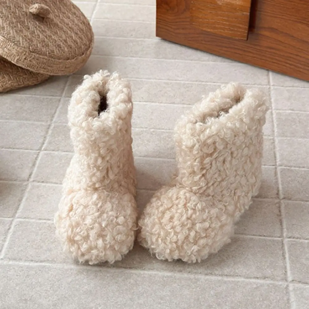 جديد المضادة للانزلاق الأطفال الثلوج التمهيد معزول سميكة الدافئة الأحذية القطنية الشتاء التمهيد القصير المناسبات غير رسمية