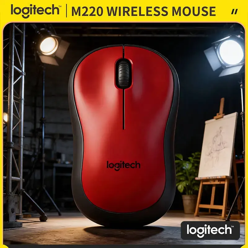 

Беспроводная мышь Logitech M220, технология бесшумного нажатия, длительное время автономной работы, подключение и использование без настройки, подходит для повседневной работы и учебы.