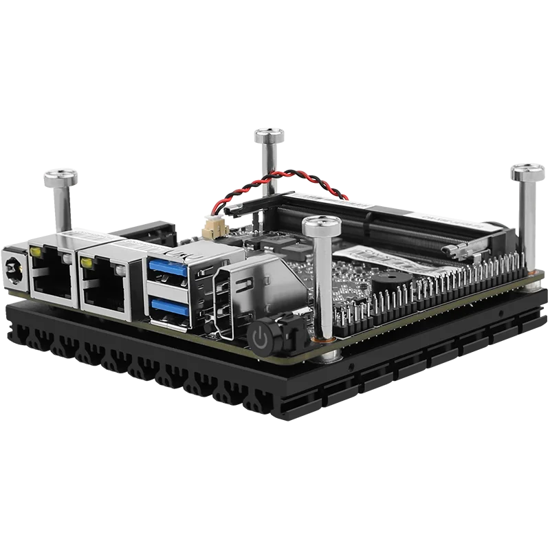 تطوير Vrsion X86-P2 التوجيه لينة N4000/J4105/J4125 مضيف صغير 6 واط منخفضة الطاقة عملية الحواسيب الصغيرة