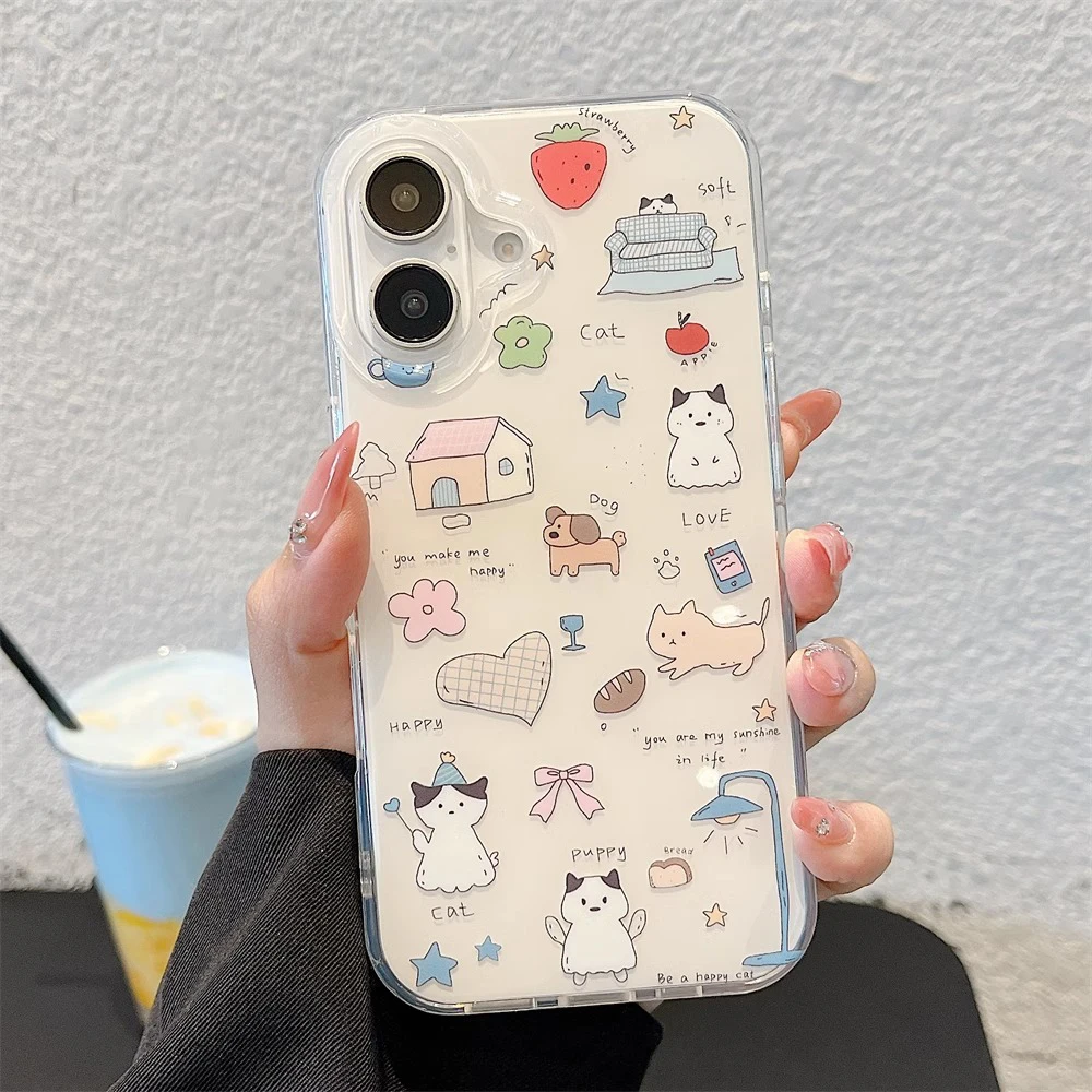 Coque de téléphone Little Monster pour iPhone, coque arrière en silicone souple, iPhone 15 Pro Max, iPhone 12, iPhone 13, iPhone 14, iPhone 11,