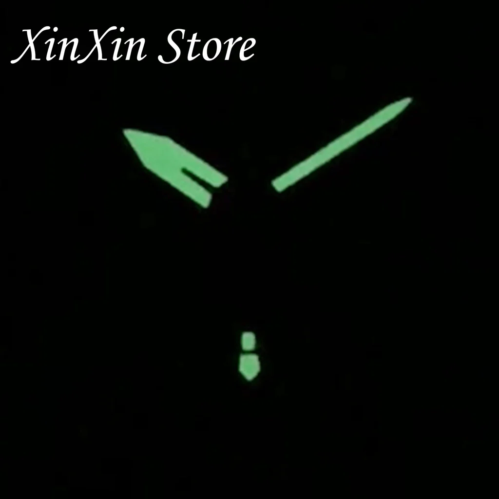 Black Watches Pointers C3 Luminous Replacement Accessory Parts Fits For NH35 4R35 4R36 7S Automatic Movement Watch Hands
