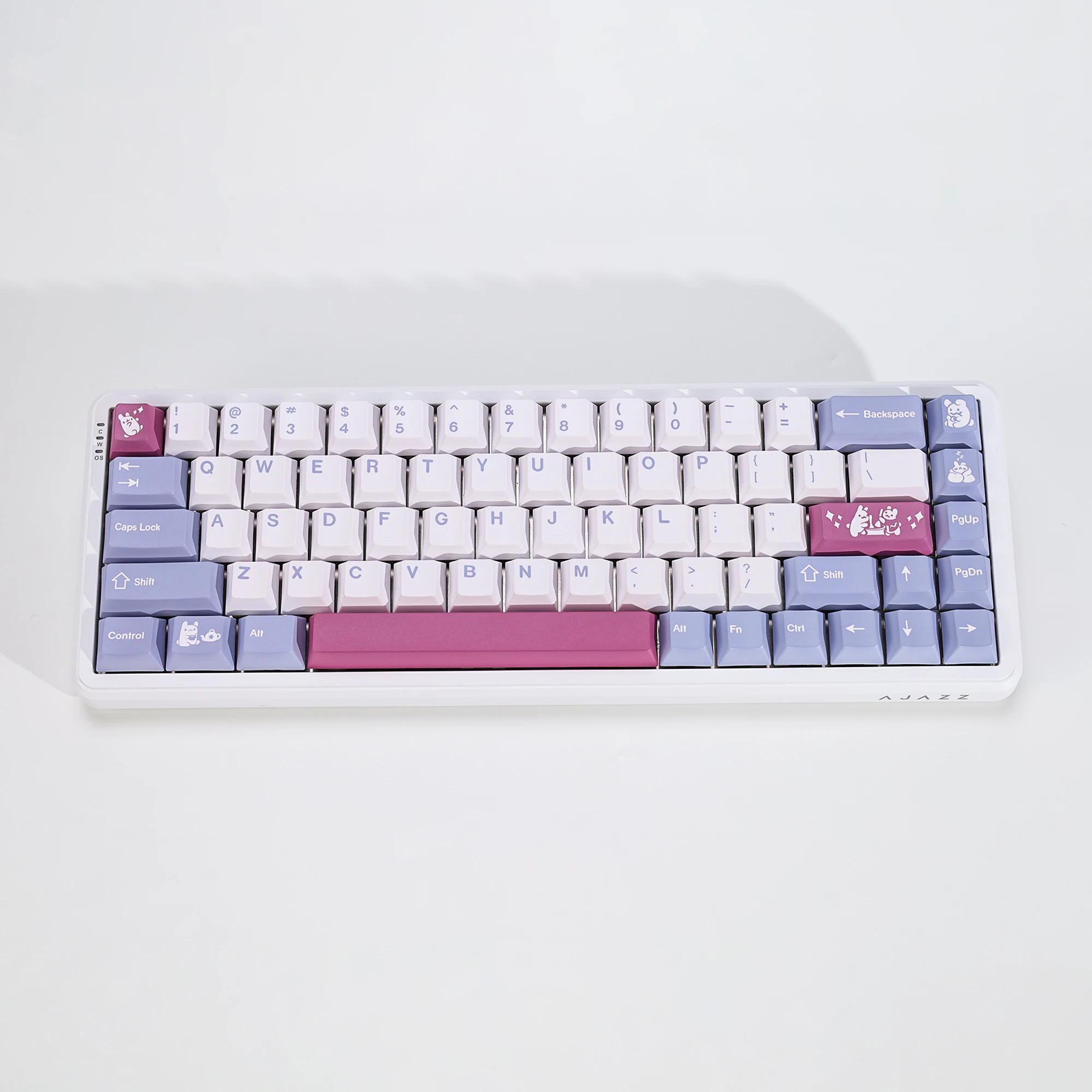 KBDiy Clone GMK Tuzi Keycap Retro Cute Cherry Profile Alice Keycap Custom für MX Magnetic Switch Gaming Mechanical Keyboard KIT – Detail 5