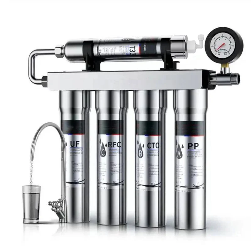 Eiree purificador de água de ultrafiltração de 5 estágios, purificador de água potável direto doméstico, filtro de água contém água mineral