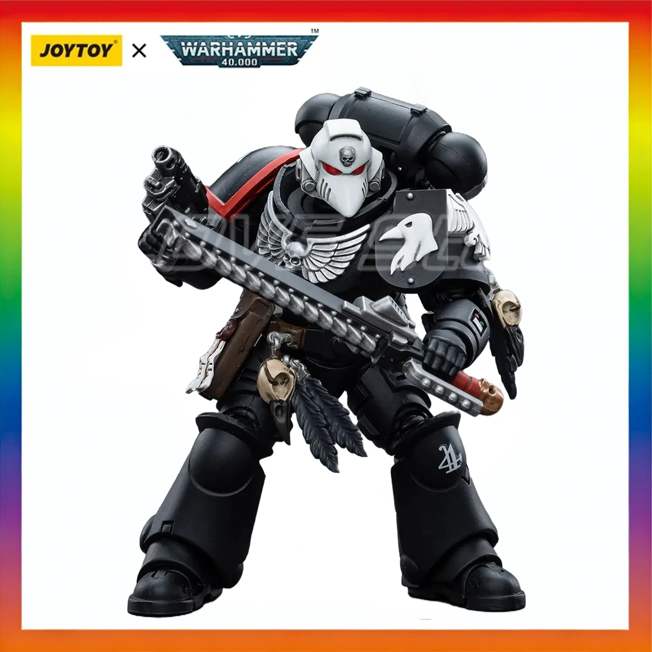 

В наличии оригинальная фигурка JOYTOY Warhammer 40KRaven GuardIntercessorsSergeant Rychas1/18, подарочная игрушка, модель