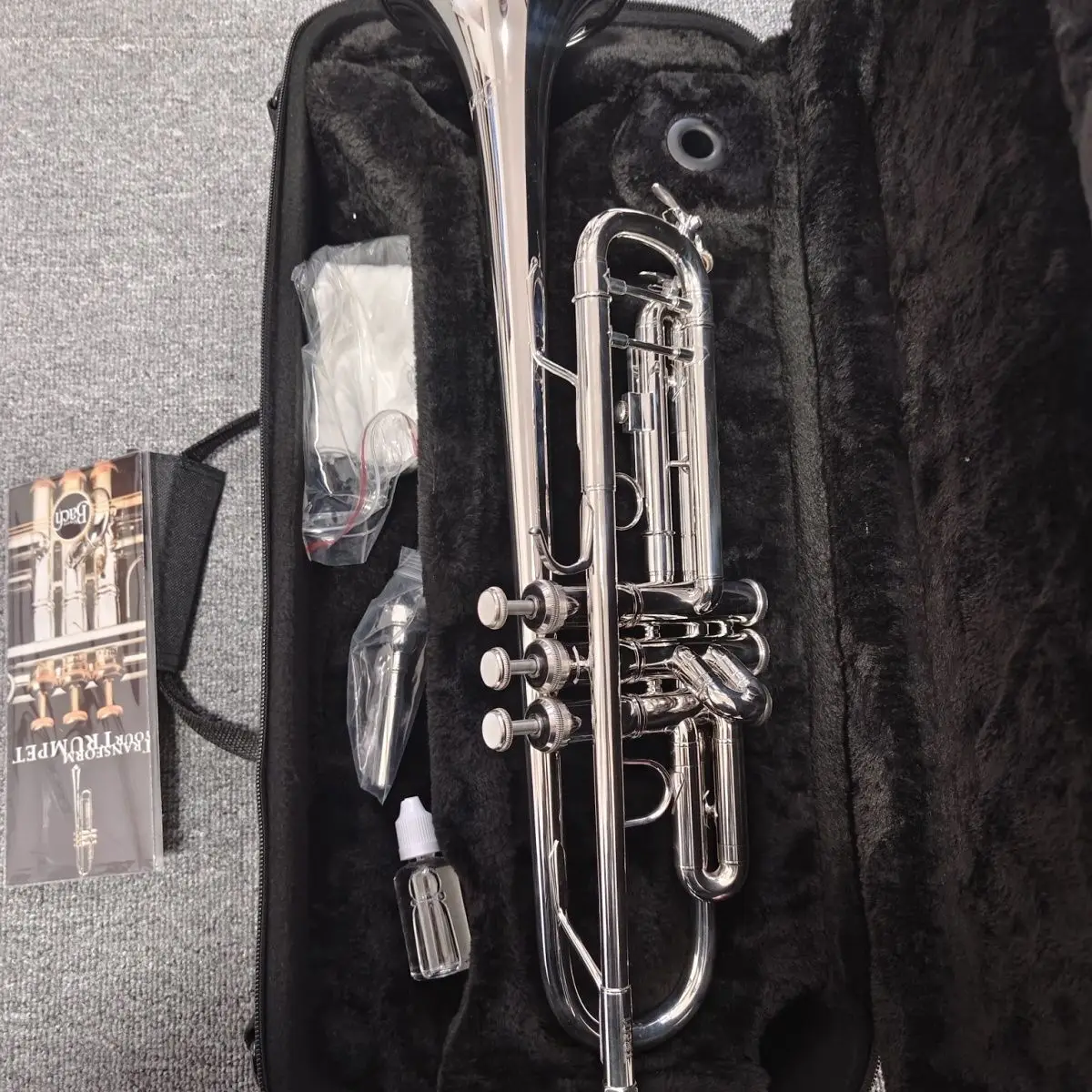 Nuevo Material profesional de cobre dorado para trompeta con revestimiento de plata # 2025 nuevo