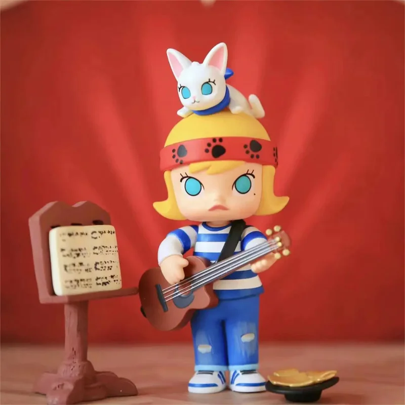 Molly Fantasy Wandering Series Toys Popmart Mystery Action Figure Kawaii Ornaments Doll Girl Gift