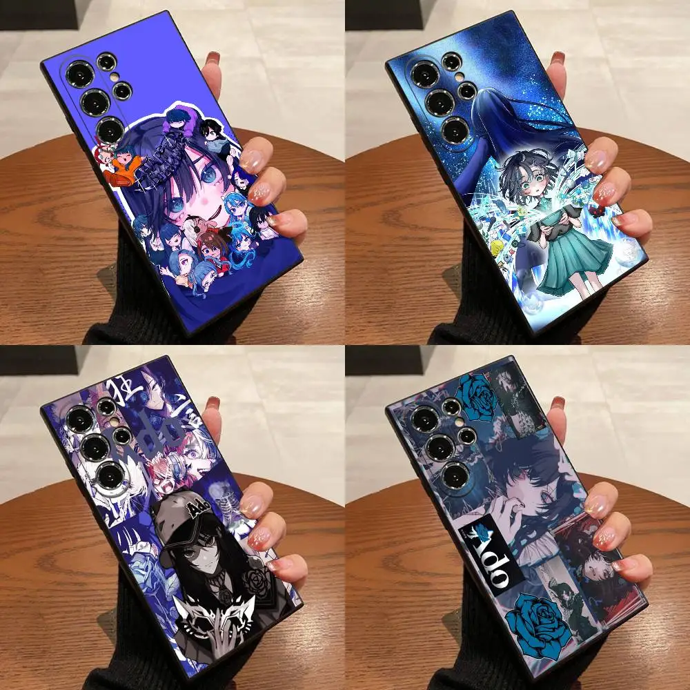 

Cute A-Ado Kyogen Adobum Girl Phone Case For Samsung S25,S24,S21,S22,S23,S30,Ultra,S20,Plus,Fe,Lite,5G Black Box