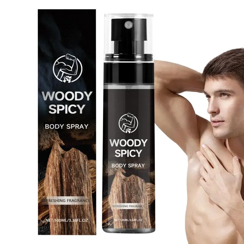 

Спрей для тела для мужчин, 100 мл, Woody Scent, туман для тела, мужские ароматы, натуральный спрей для тела для мальчиков-подростков, портативный мужской парфюм для свиданий