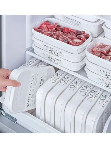 Refrigerador de calidad alimentaria, almacenamiento de frutas y verduras, preparación de platos, caja dividida, caja de embalaje de carne congelada japonesa