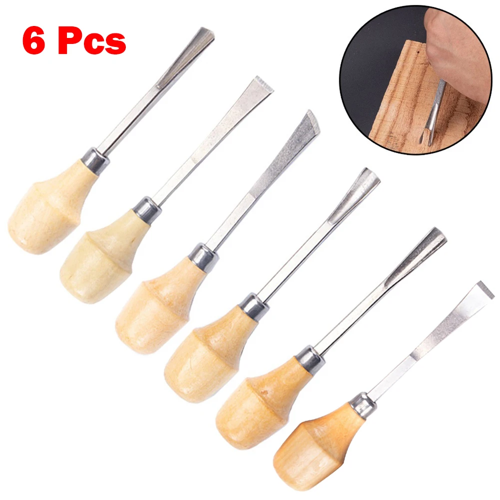 Hand Chisels Wood Carving Chisels 130mm Beginners Carpentry For Clay Wax Leather Straight - Semicircle Practical