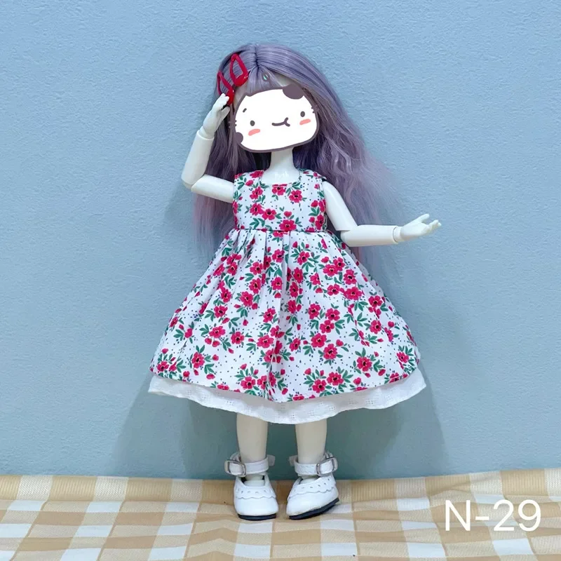 Doll Clothing Suitable for 30cm 1/6 BJD Toy Summer Cute Skirt Girls Dress Up Plaything Accessories Children Gift