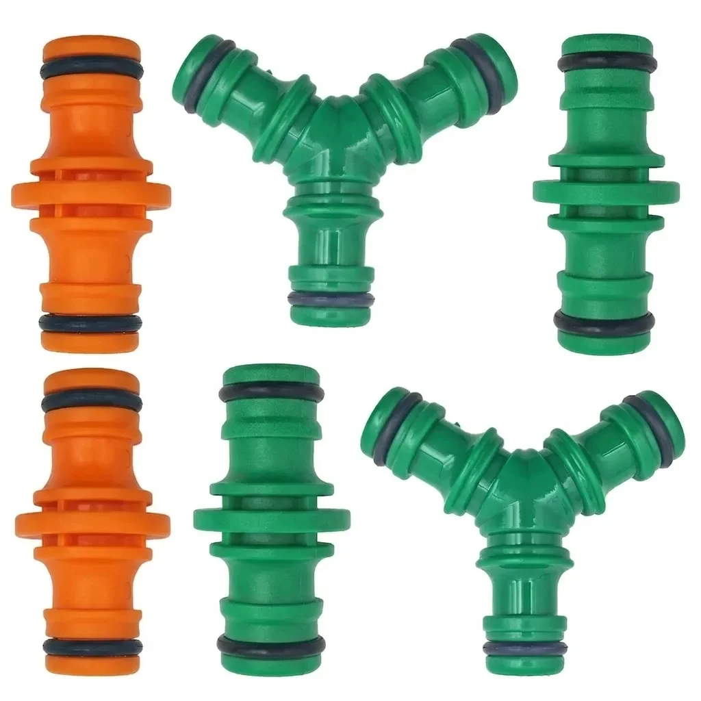 5PCS Joiner Repair Connector Coupling 1 2 Inch Garden Hose Tubing Fitting Pipe Quick Drip Irrigation Watering System for Plant