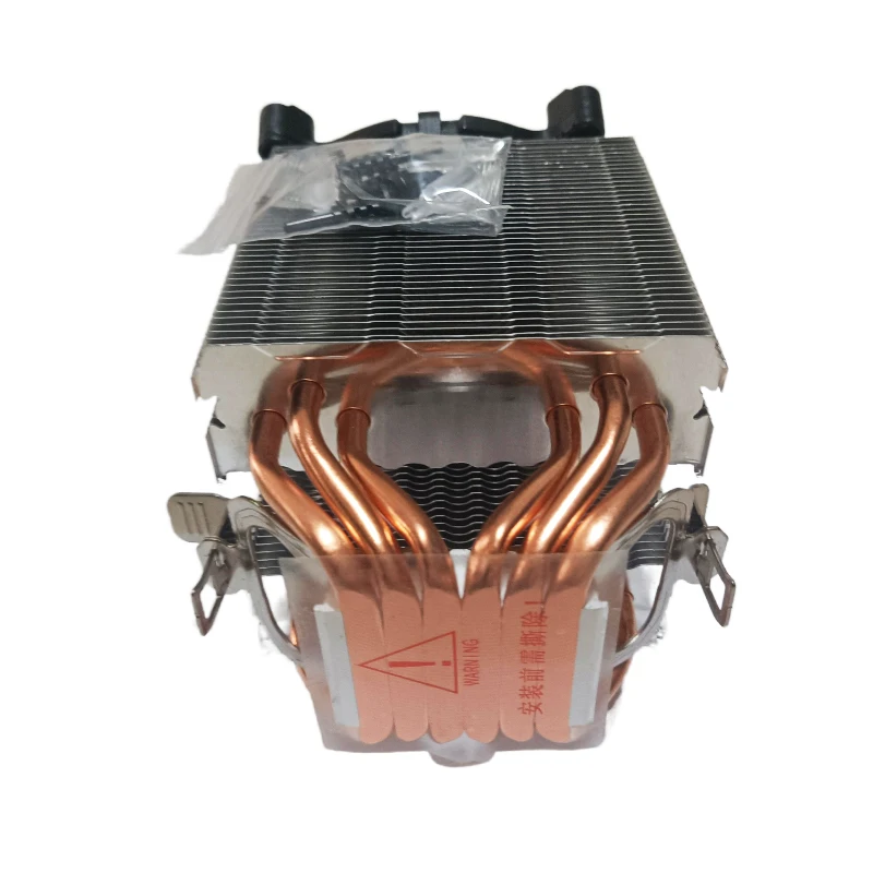 6Heatpipes copper CPU Cooler heatsink Tower could install 2 or 3fans  CPU Cooling Fan for 775 1150 1155 1156  1366 2011