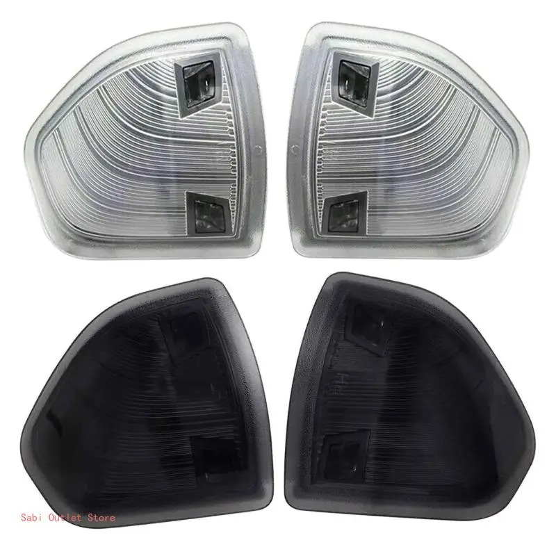 2pc Front Turn Light for 1500 2500 Replacement Clear/Smoke Lens LED Side Turn Lamp