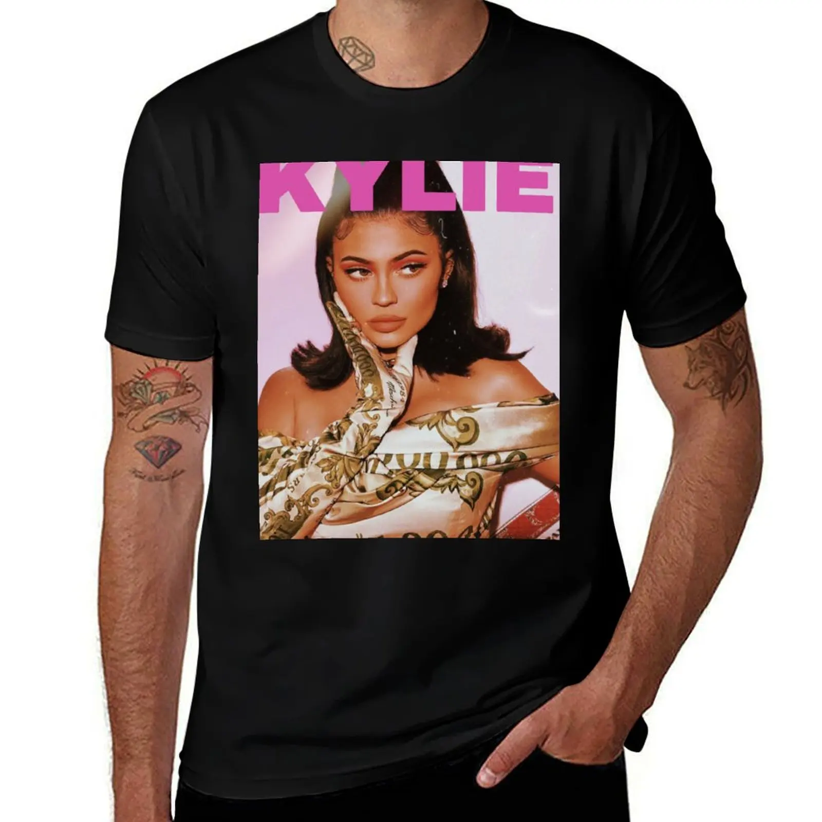 

Kylie Jenner Shirt Pink Font T-Shirt t shirt man plain t shirt man cotton